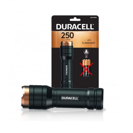 Kosmetinis defektas Duracell Aluminum LED Flashlight 250 Lumens prožektorius